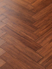 Load image into Gallery viewer, Bamboo Flooring - Coffee Strand Woven Engineered Click Herringbone Parquet Matte 450mm x 96mm x11mm BB-CCLPQ)