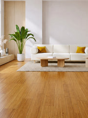 Load image into Gallery viewer, Bamboo Flooring - Champagne Solid Strand Woven Matte Uniclic Flooring 1850mm x 125mm x 14mm (BB-CHAX)