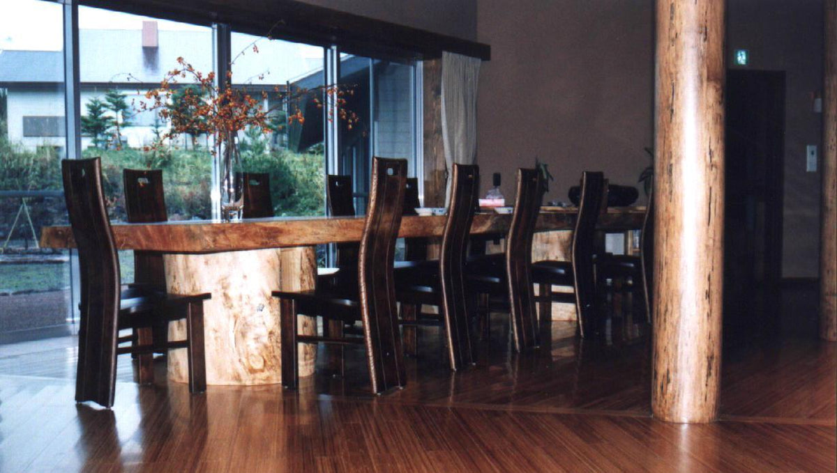 Bamboo Floor in Summer