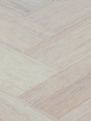 Load image into Gallery viewer, Bamboo Flooring - White Strand Woven Engineered Click Herringbone Parquet Matte 450mm x 96mm x11mm (BB-WCLPQ)
