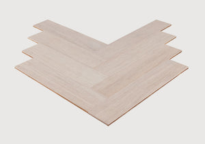 Bamboo Flooring - White Strand Woven Engineered Click Parquet Matte 450mm x 96mm x11mm (BB-WCLPQ)