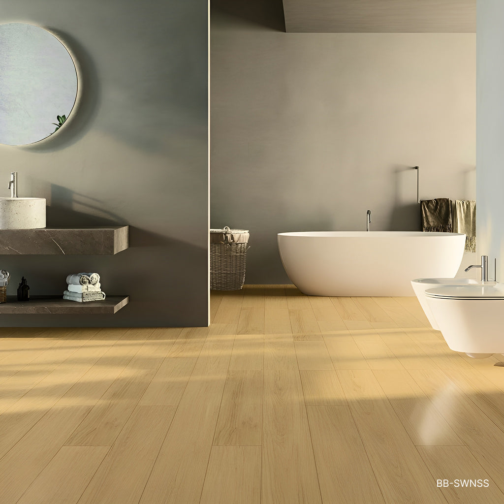 Bamboo Flooring - Natural Solid Strand Woven Uniclic 1850mm x 135mm x 14mm (BB-SWNSS)